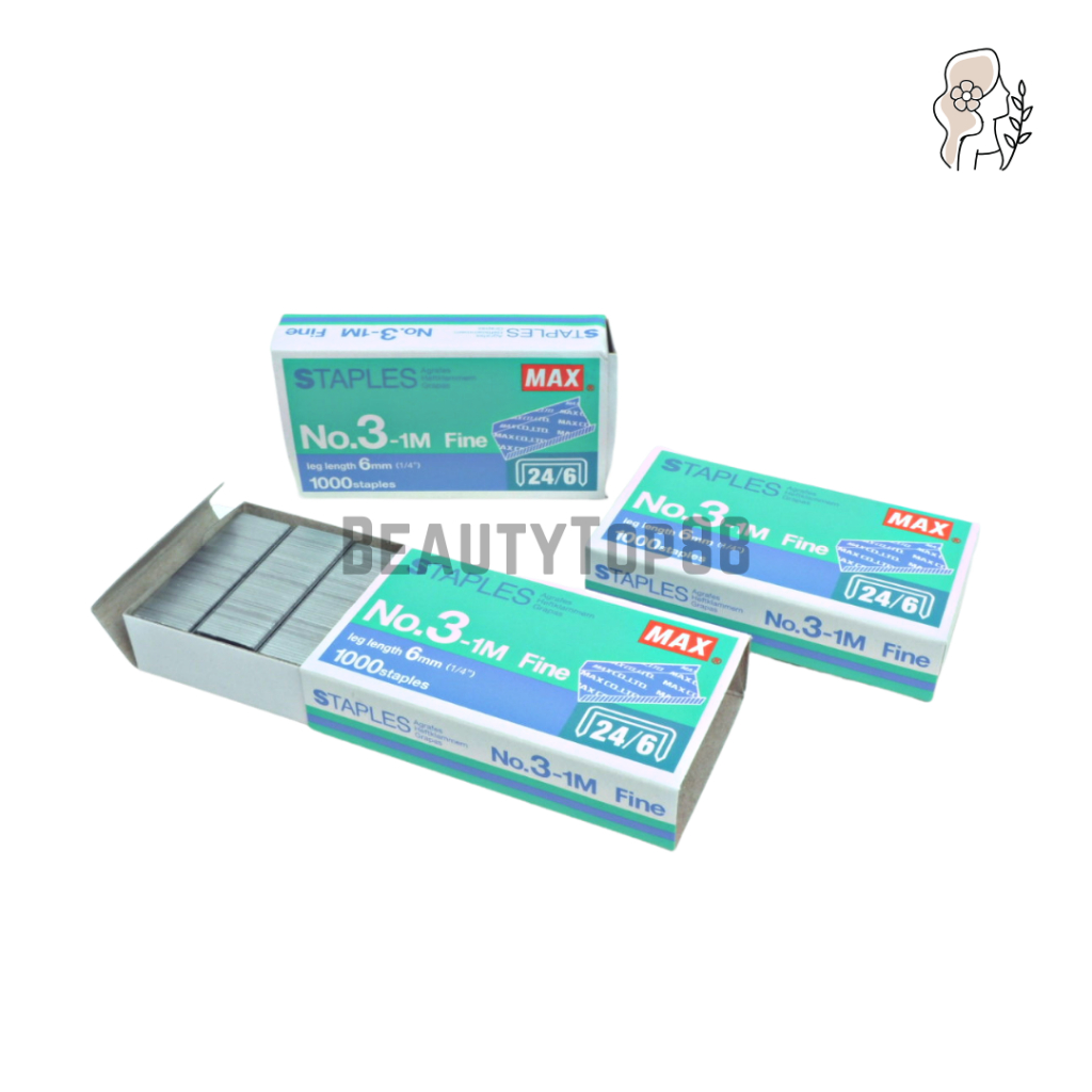 

Isi Staples Besar Max No. 3-1M - Refill Stapler Hekter No. 3 [ECER]