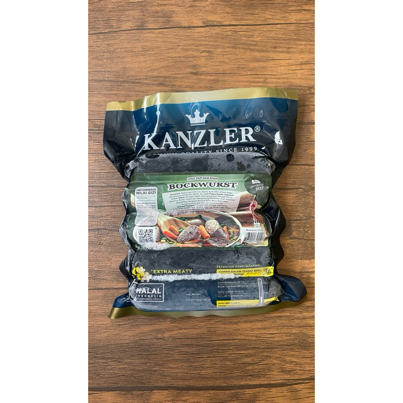 

kanzler sosis sapi ayam bockwurst