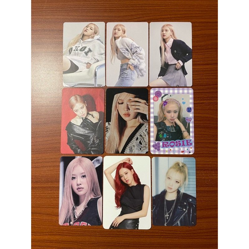 OFFICIAL PHOTOCARD PC ROSE BLACKPINK PART 2