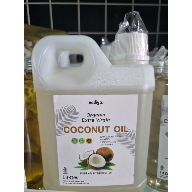 

EVCO / VCO Extra Virgin Coconut Oil NADIYA 1L / Minyak Kelapa Murni