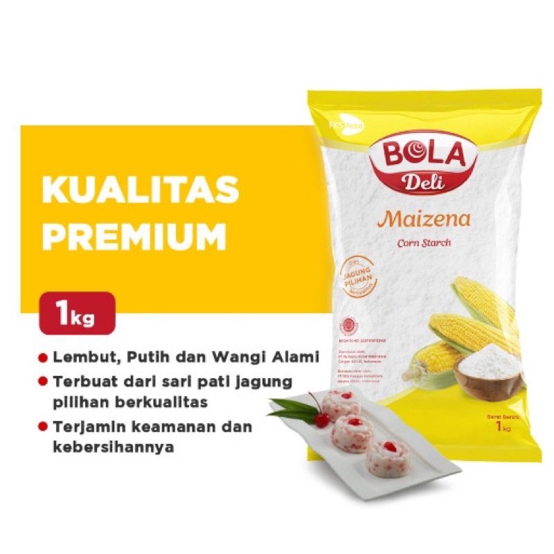 

Tepung Maizena 1kg Bola Deli