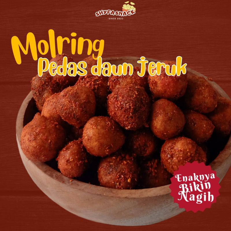 

molring (cimol kering) pedas daun jeruk 100 gram