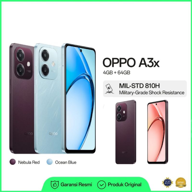 HP OPPO A3X RAM 4GB ROM 64GB