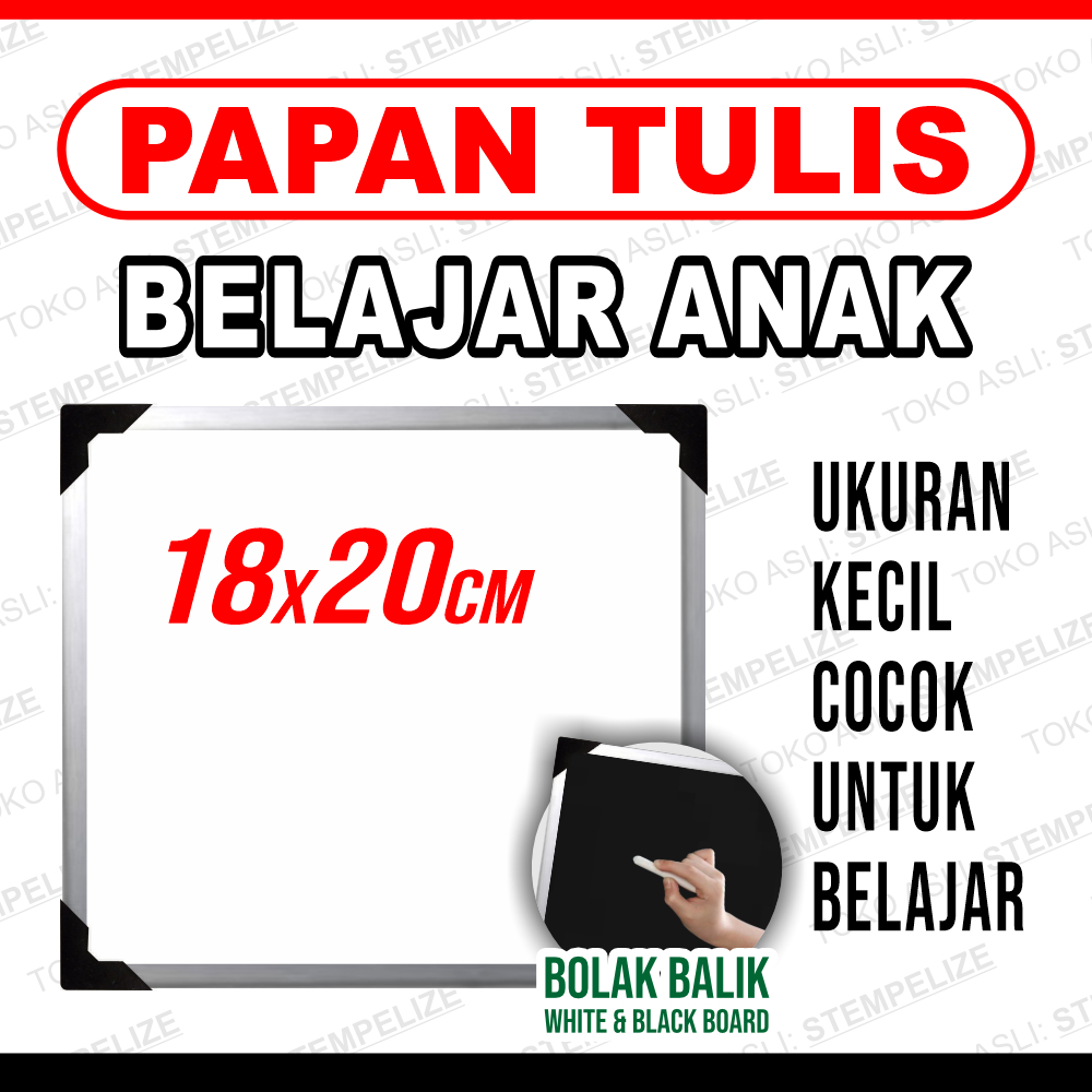 

Papan Tulis Belajar Anak 18x20CM