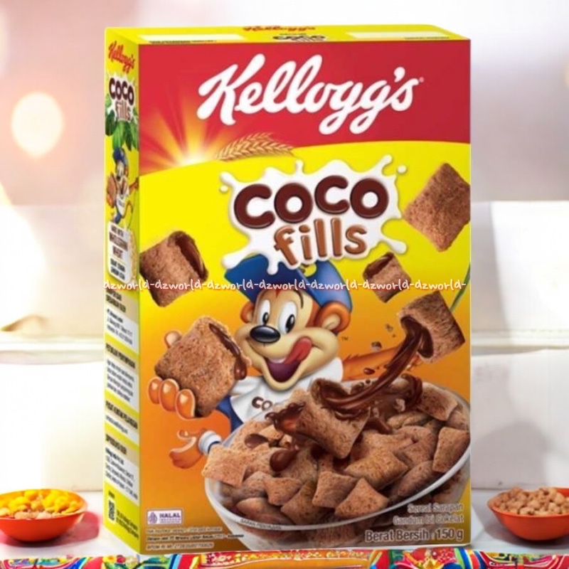 

Kellogg's 150gr Coco Fills Cereal Sarapan Gandum Isi Cokelat Sereal Rasa Coklat Kellogg Kelog's