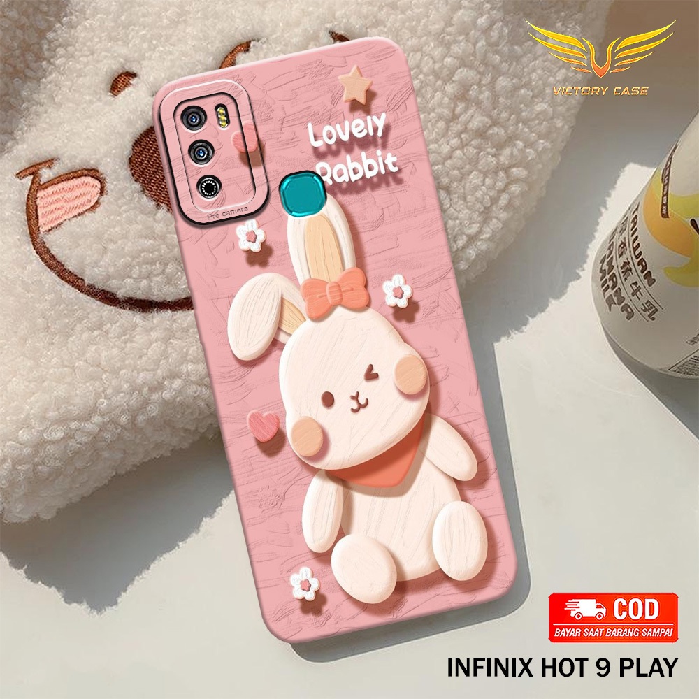 New Kartun Case - Softcase Infinix Hot 9 Play - Terbaru - Case Hp Infinix Hot 9 Play - Casing Infini