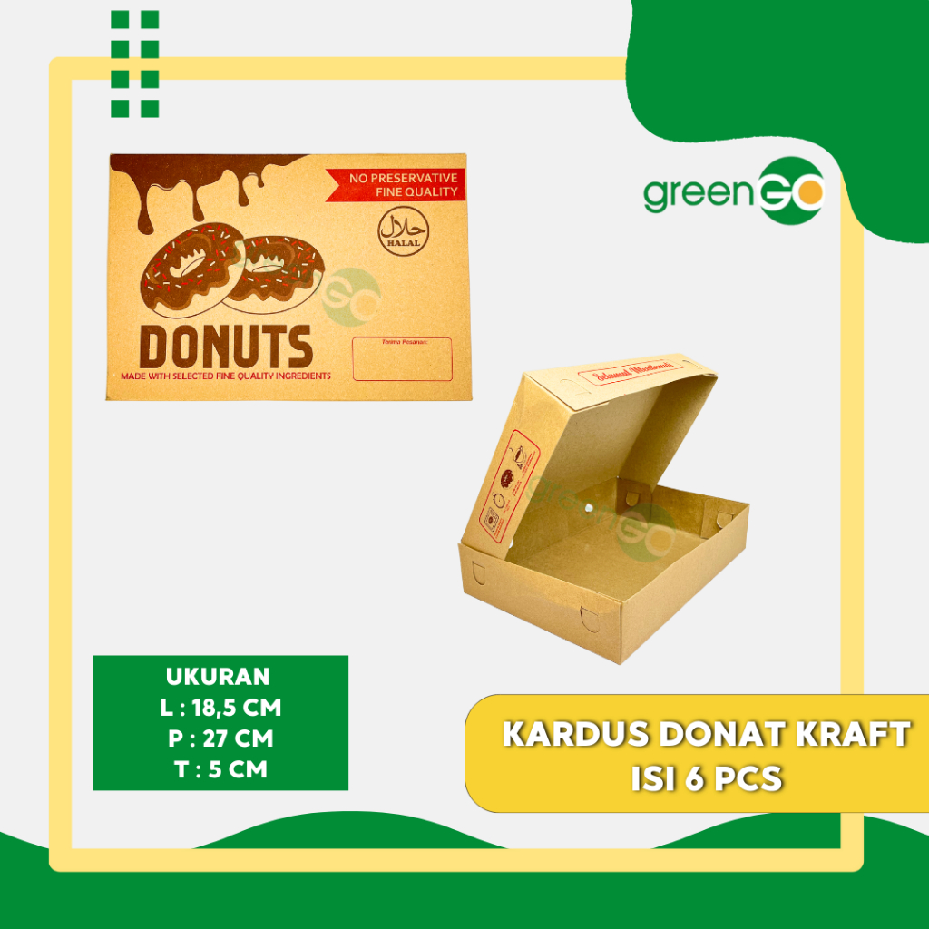 

DUS DONAT ISI 3 PCS - DUS DONAT ISI 6 PCS DUS DONAT KRAFT DUS KUE DUS TEBAL UNTUK DONAT