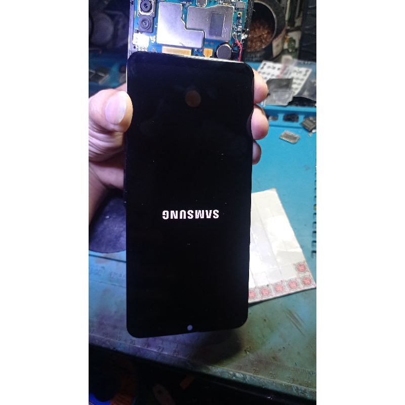 Lcd samsung a30s original samsung copotan
