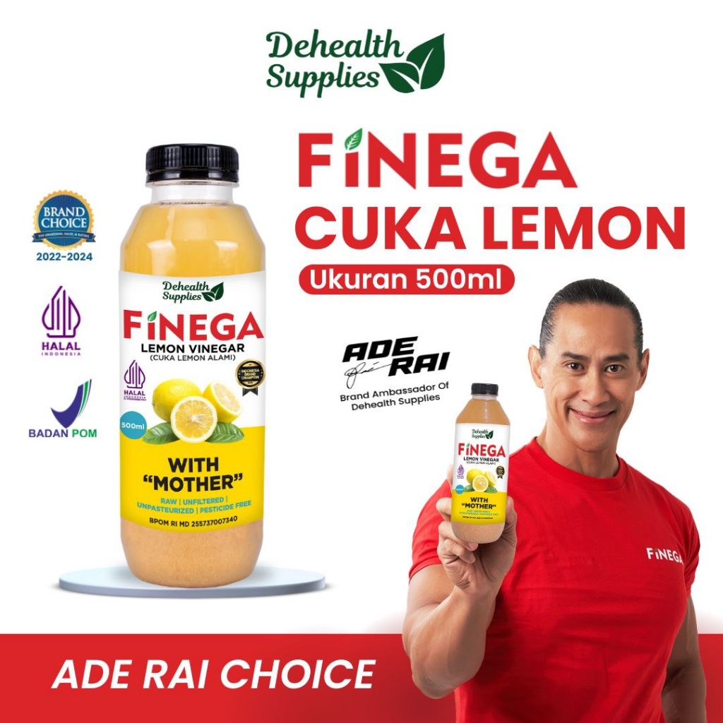 

Dehealth Supplies FINEGA CUKA LEMON 500ml Plastik