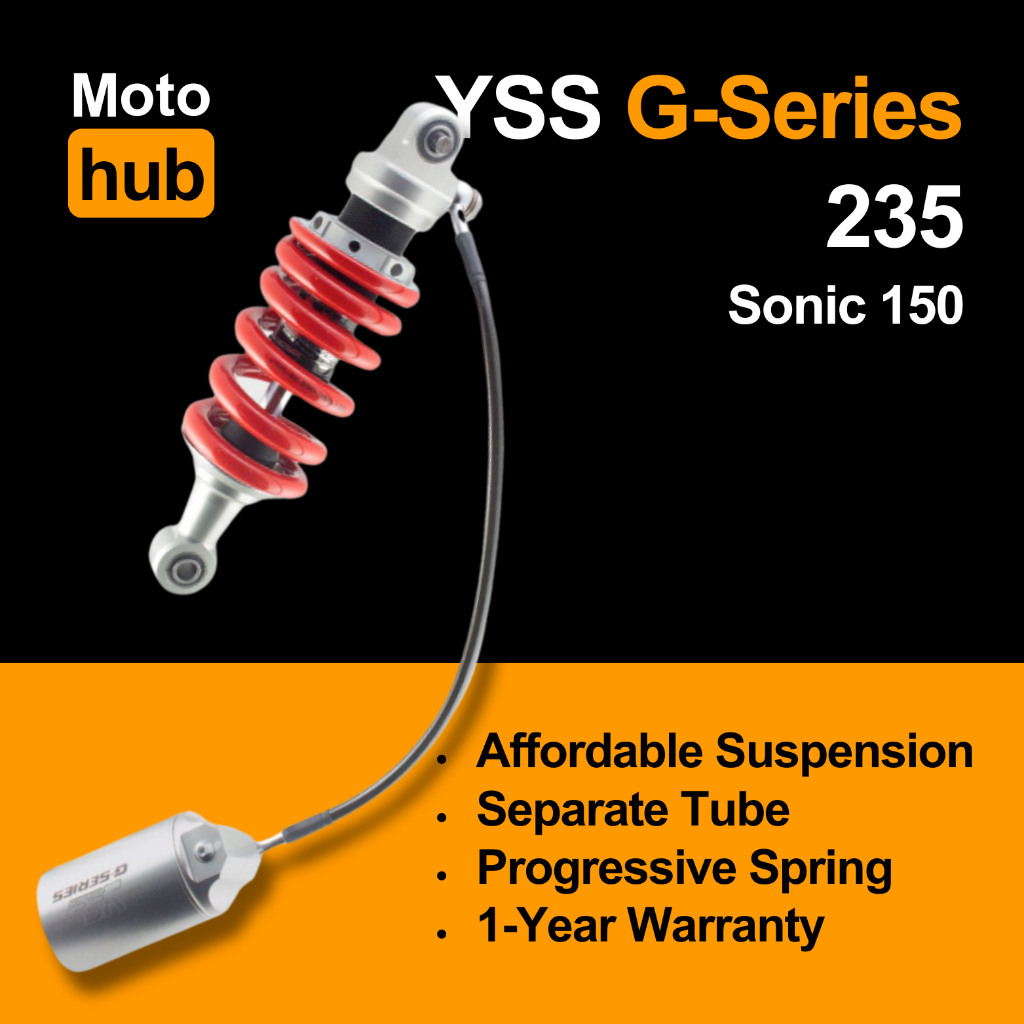SHOCK SHOK SHOCKBREAKER YSS NEW G SERIES TABUNG PISAH SONIC 150 R SUPRA GTR 150 R - ORIGINAL THAILAN