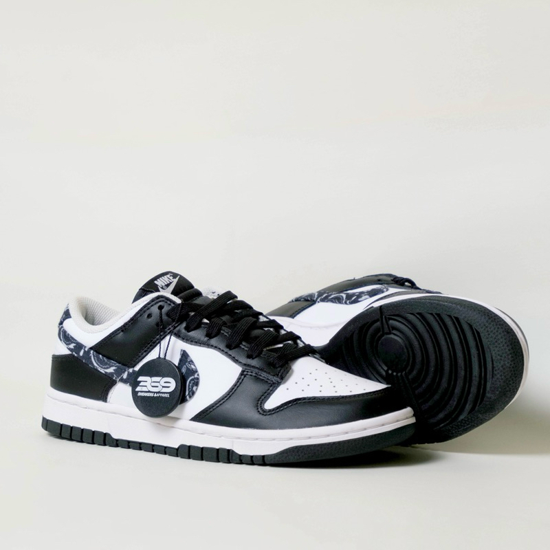 Nike Dunk low black paisley