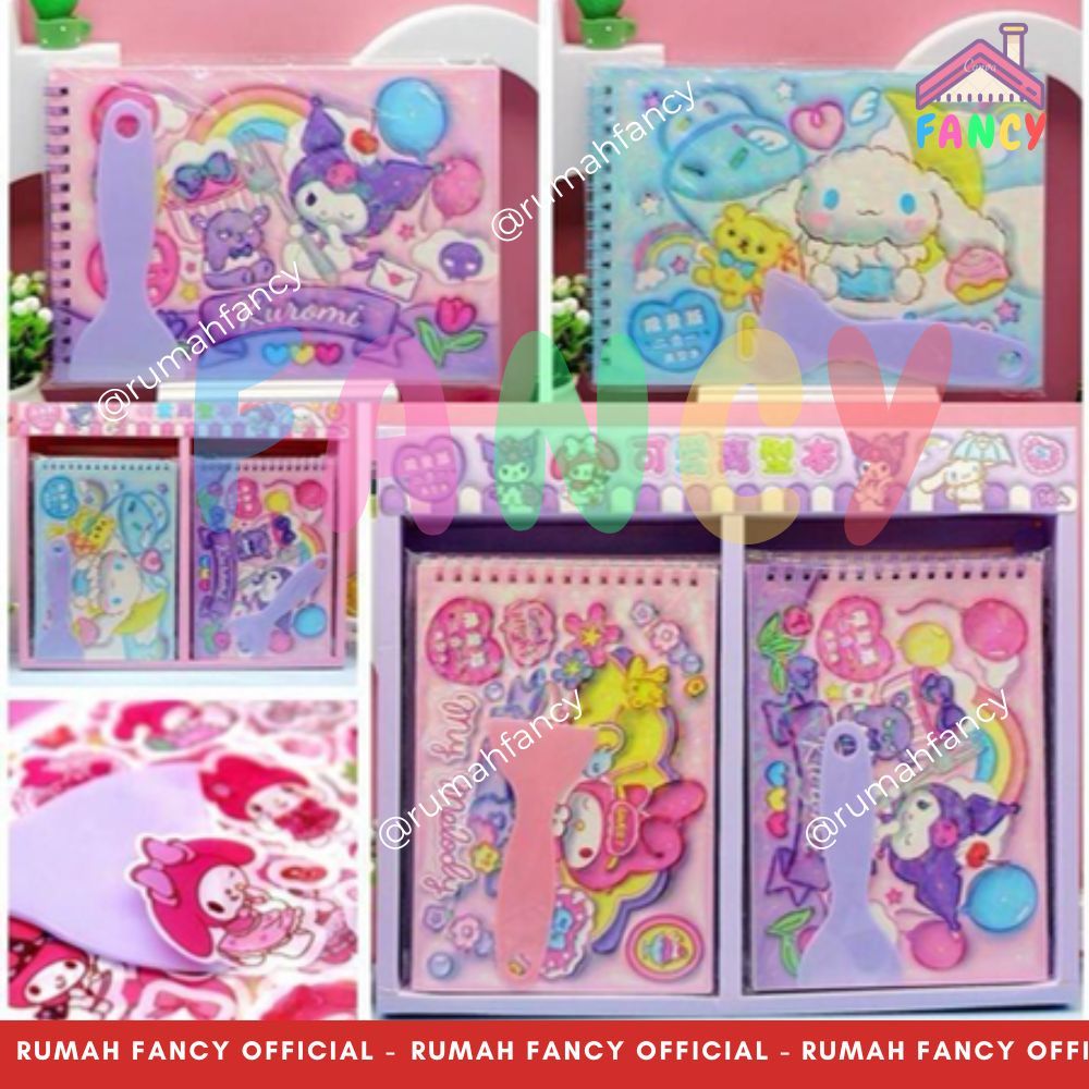 

Buku Spiral Isi 16 LEMBAR Buku Koleksi Sticker + 4 LEMBAR Sticker / STIKER BUKU DIY 2D + KUROMOI / MELODI / CINAMON AESTHETIC JURNAL STICKER BOOK
