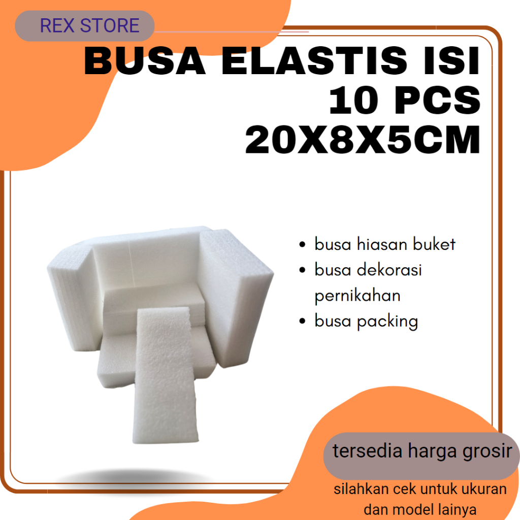 PAKET ISI 10 PCS Busa bunga / Oasis busa bunga Styrofoam/ Oasis buket / Dekorasi Pelaminan