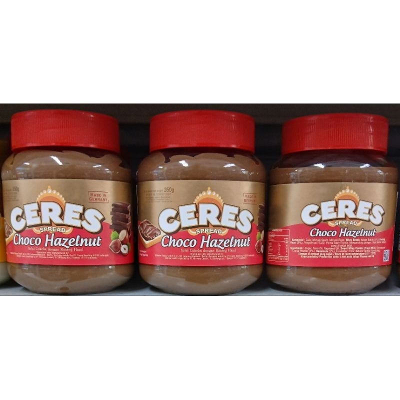 

CERES Spread Choco Hazelnut Olesan Rasa Coklat Hazelnut 350g - HM