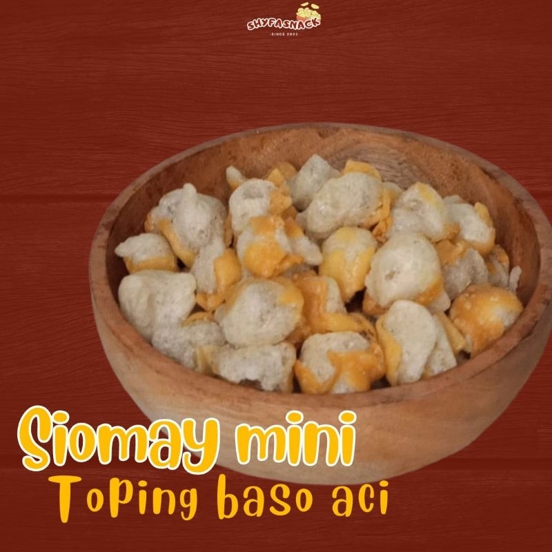 

(AGEN) SIOMAY MINI TOPING BASO ACI, SEBLAK, CUANKI INSTAN 1 KG