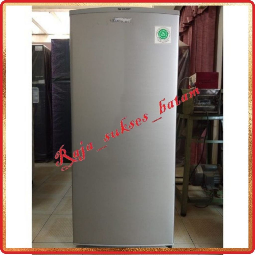 KULKAS FREEZER 1 PINTU SHARP FJM-189N 8 RAK 158L BATAM