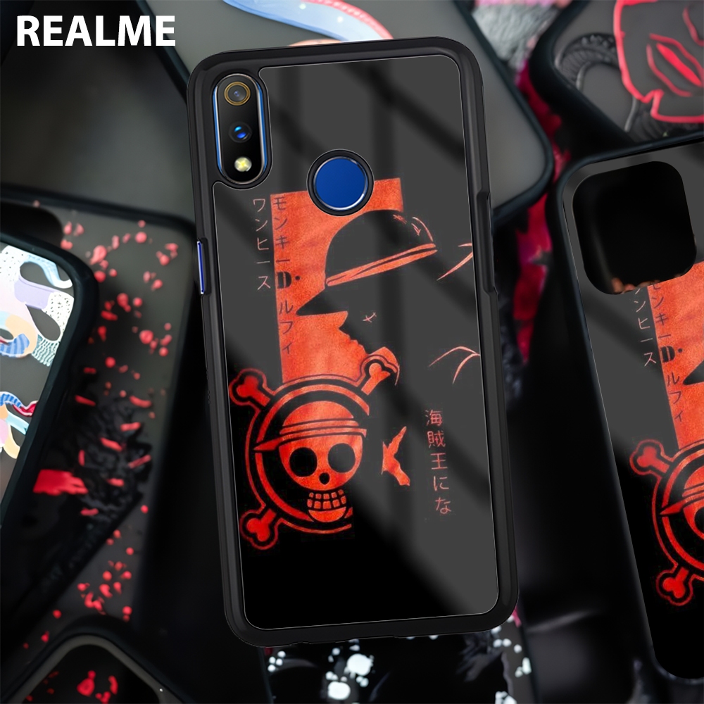 Case Glossy [2D] Realme 3 5 6 7 8 8i 9 10 Pro - Case Silikon Realme 3 - Cassing Handphone Realme 3