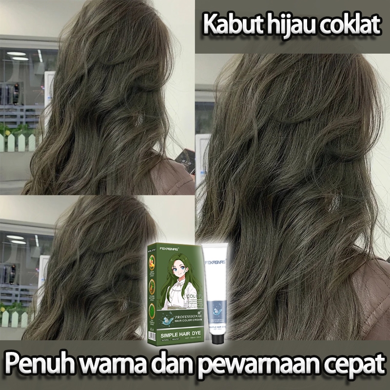 【Alat pewarna rambut gratis】FEKAGNAS cat rambut hair color *200ml Tidak perlu pemutih, pewarna rambu