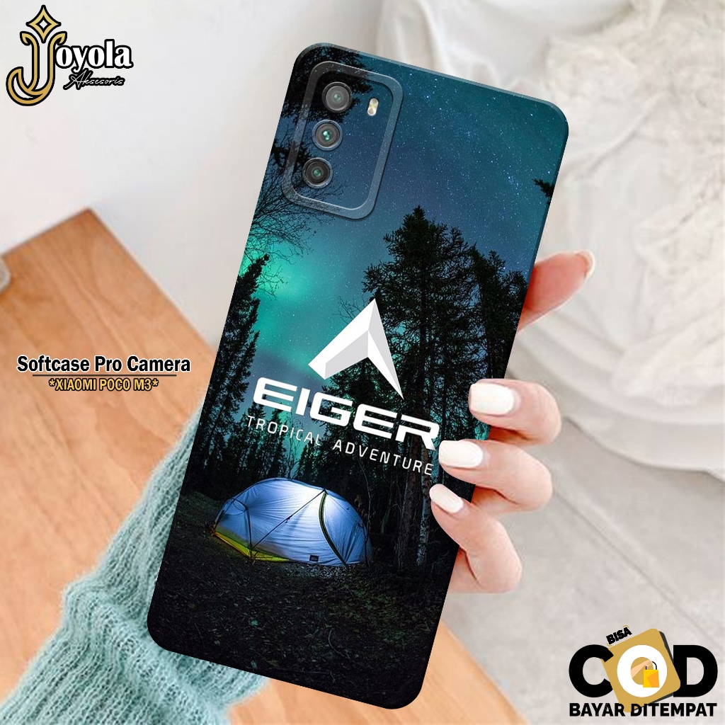 JOYOLA Case XIAOMI POCO M3 - Fahion Case Branded - Softcase XIAOMI POCO M3 - Pro Camera - Casing XIA