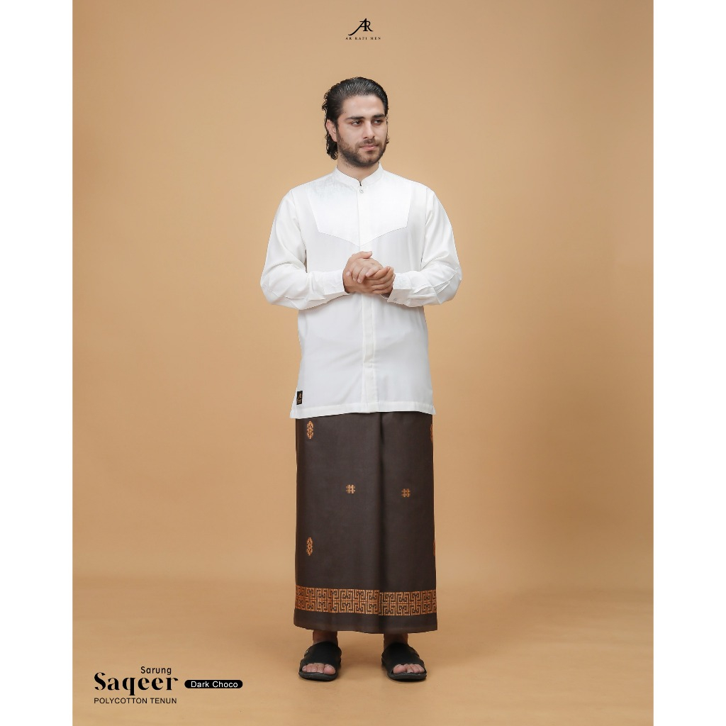 Sarung Tenun Motif Saqeer Sarung Arrafi Katun Exclusive Pria Dewasa