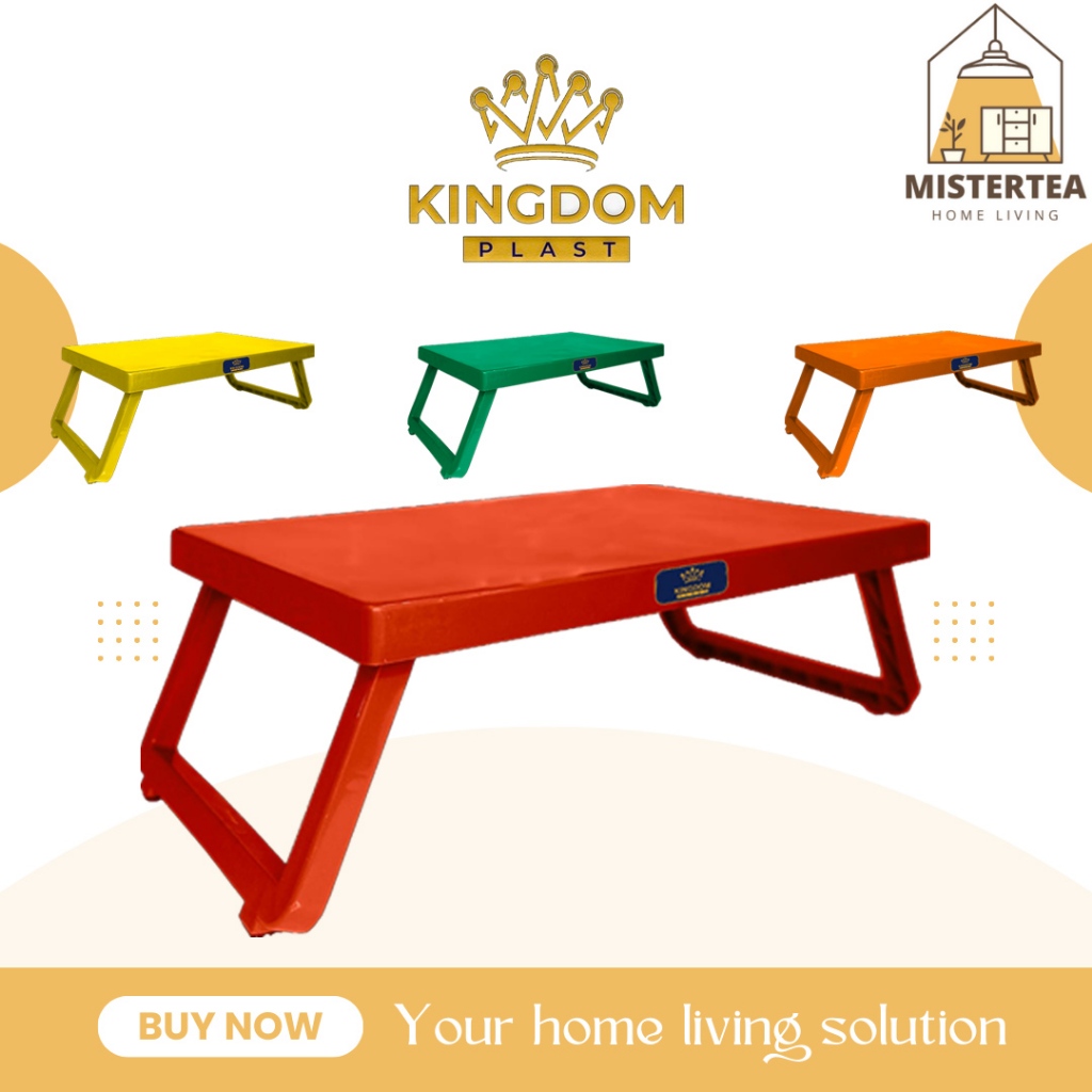 [READY STOCK] KINGDOM PLAST MEJA LIPAT / MEJA ANAK / BELAJAR / PLASTIK / WARNA / SEKOLAH / NGAJI / T