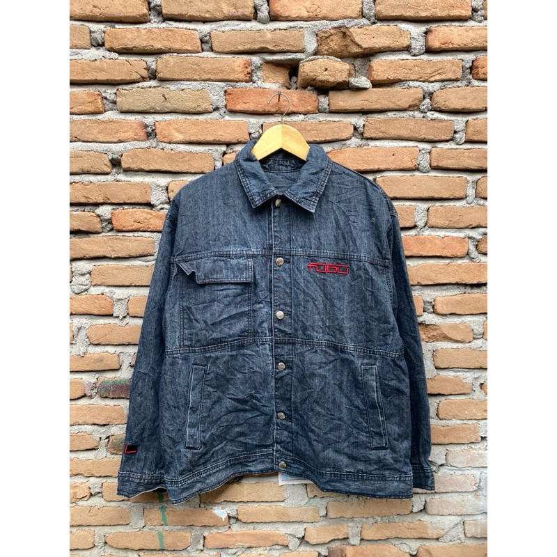 Trucker jacket jeans fubu