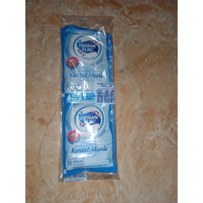 

susu sachet Frisian flag bendera