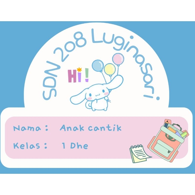 

stiker nama bisa request karakter y