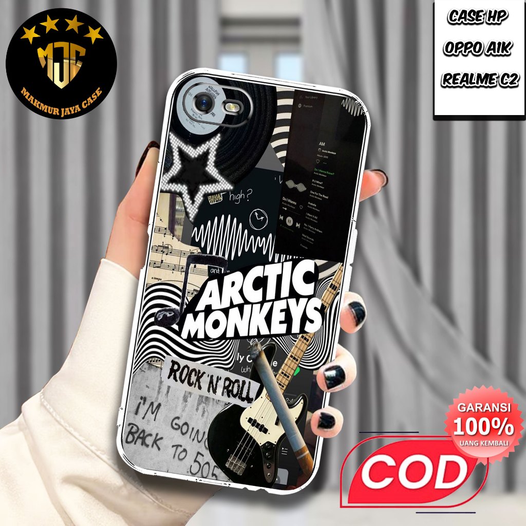 Case OPPO A1K / REALME C2 - Casing OPPO A1K Motif (ARMON ) - Softcase Premium Fourside - Bening Tran