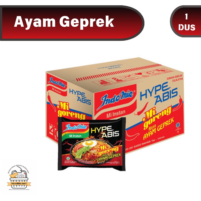 

1 Dus - Indomie Hype Abis Ayam Geprek