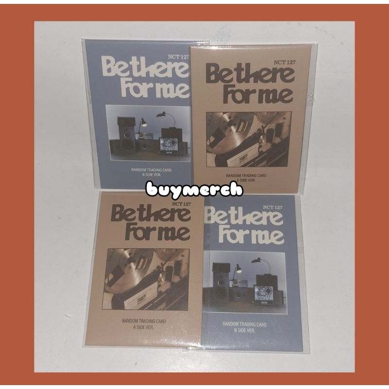 (READY STOK - SEALED) RANDOM TRADING CARD BE THERE FOR ME BTFM NCT 127 ( A/B ver.)