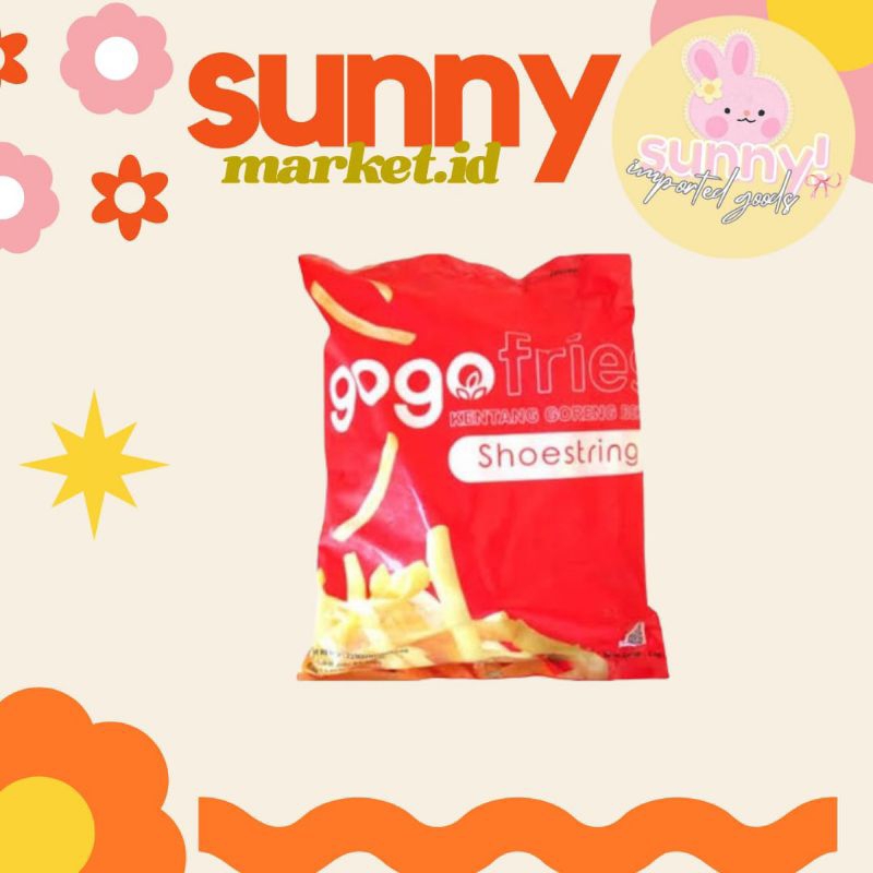 

SUNNYMARKET - GOGO FRENCH FRIES KENTANG GORENG SHOESTRING SHOE STRING 1KG 1 KG