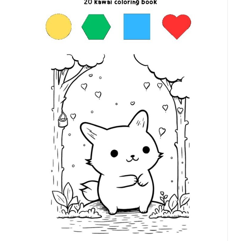 

Halaman Mewarnai Kawaii | 20 Halaman | Halaman Mewarnai Lucu | Untuk Anak-Anak dan Dewasa | Unduh Digital | 8,5x11