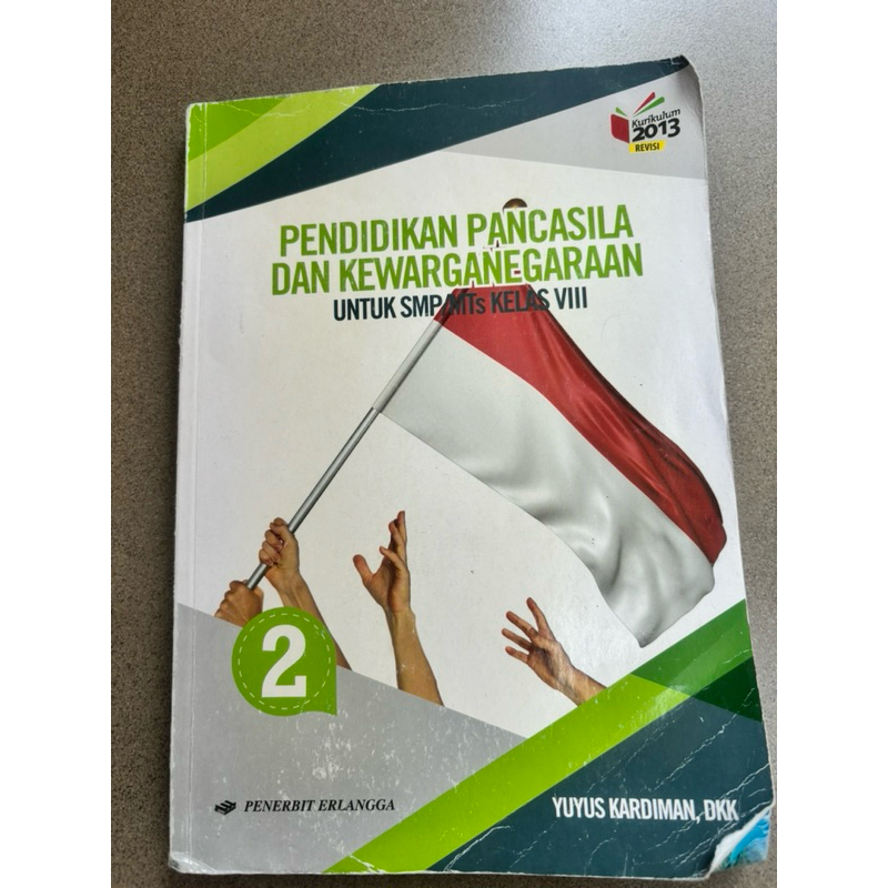 PPKn kelas 8 terbitan erlangga (preloved)