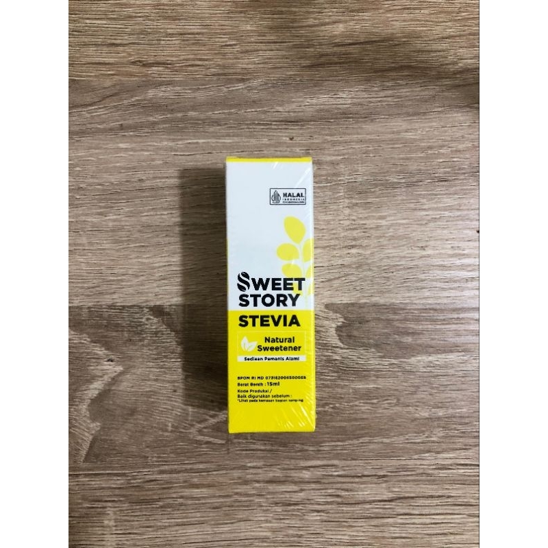 

Sweet Story Stevia 15ml 100% NEW Exp 30 Maret 2026