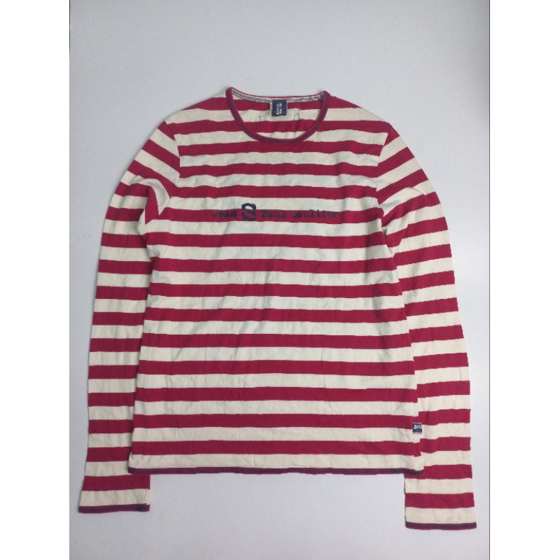 JEAN PAUL GAULTIER HEART STRIPE L/S SHIRT