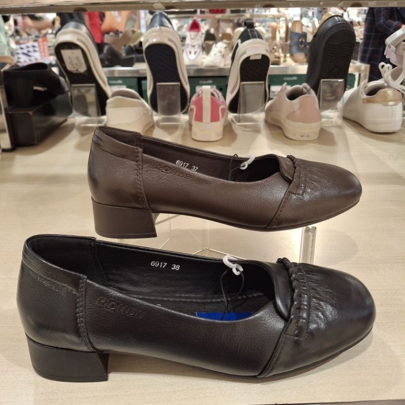 Rohde best seller sepatu formal heels hak 3cm wanita upper 100% kulit sapi asli ringan empuk & ori s