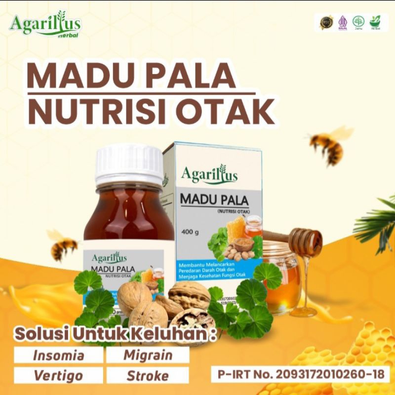 

Agarillus Madu Nutrisi Otak/Madu Pala