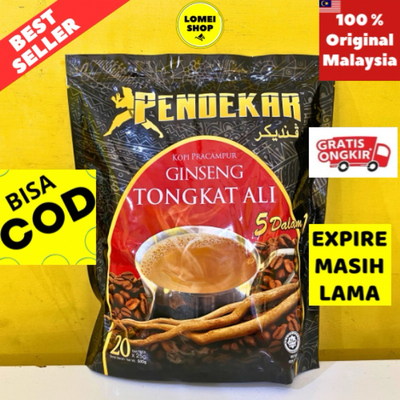 

Kopi Pendekar Malaysia / Kopi Pracampur Malaysia / Kopi Pendekar Ginseng Tongkat Ali