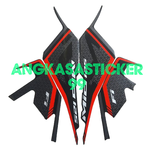 stiker motor mio m3 tahun 2019 warna hitam