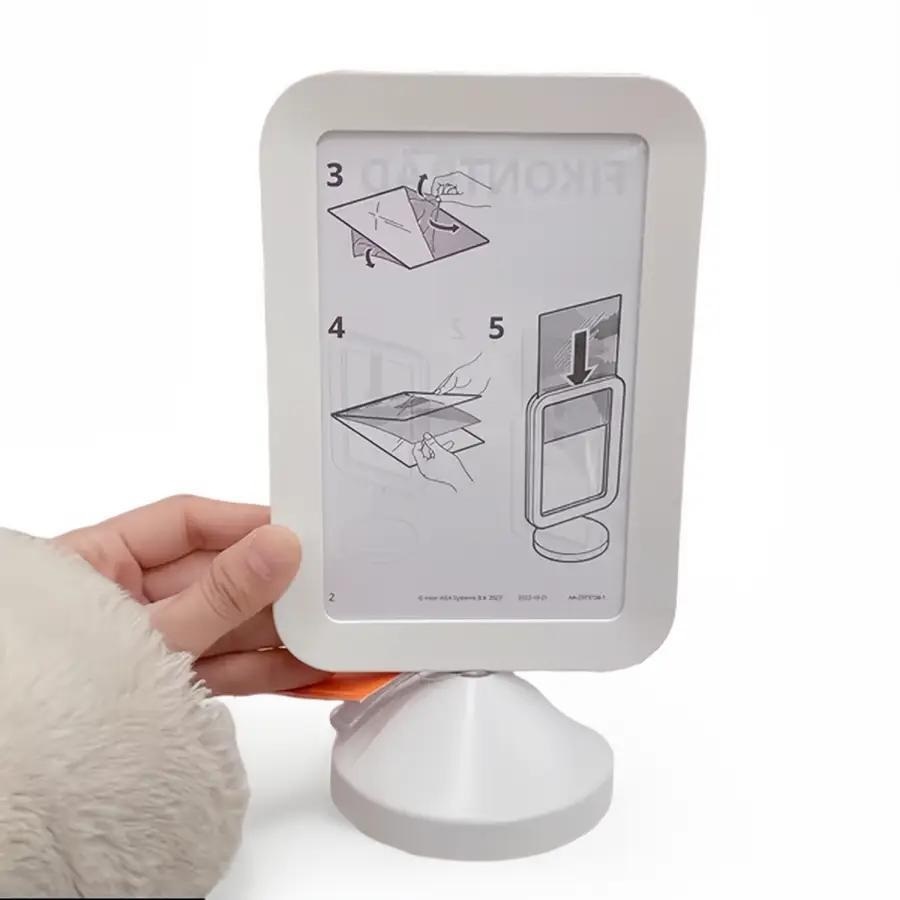 524 - Bingkai Foto 2 Sisi Minimalis Frame Foto 4R - Frame Menu Nomor Meja Restoran