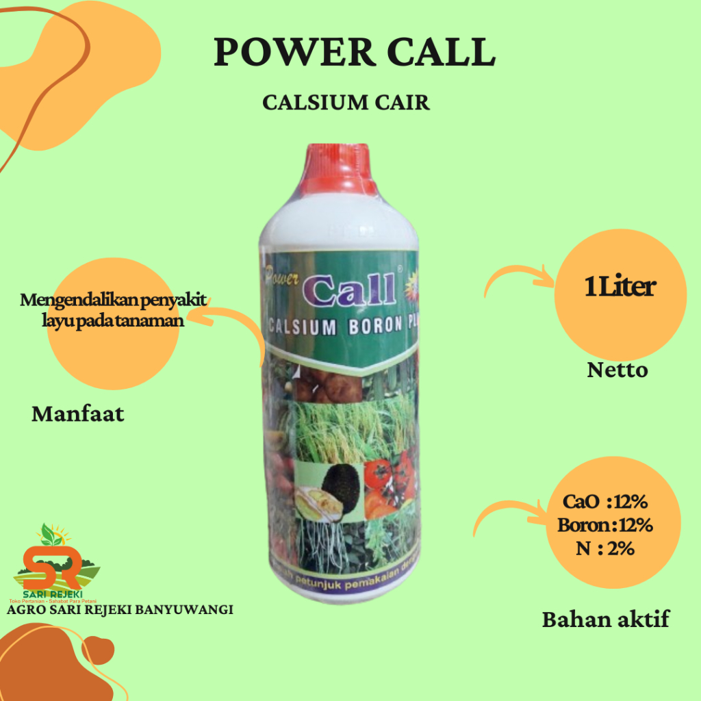 POWER CALL KALSIUM BORON CAIR -1 liter