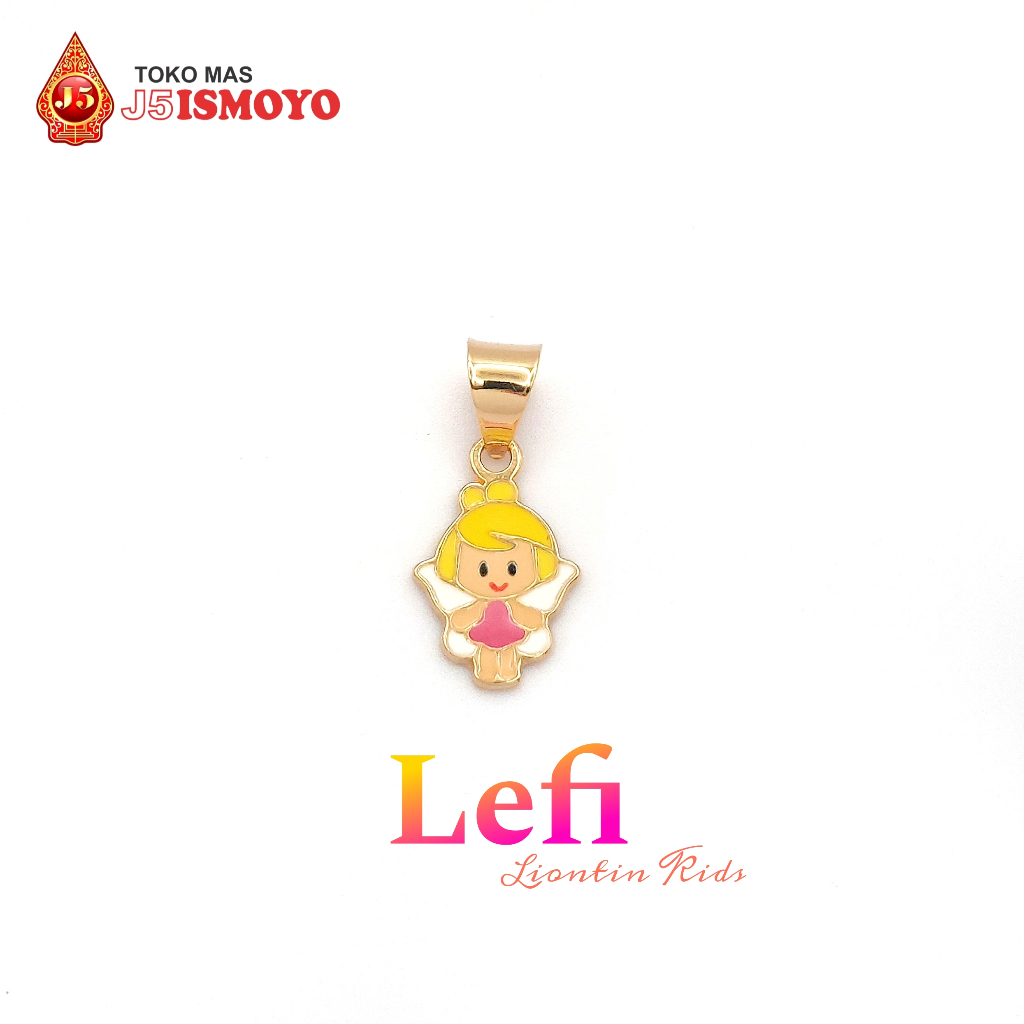 J5 Ismoyo Liontin Anak Emas Asli 10 Karat Lefi
