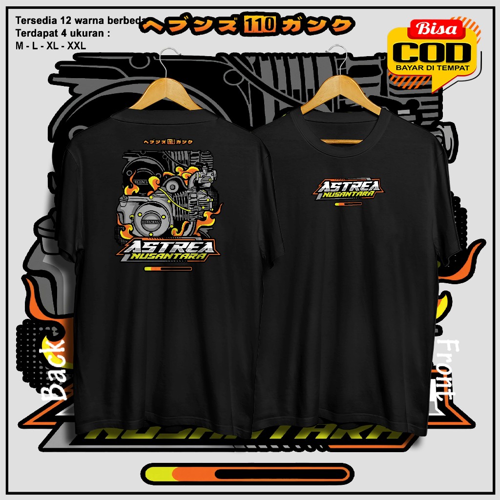 Kaos Astrea Nusantara/Kaos Otomotif/Kaos Distro