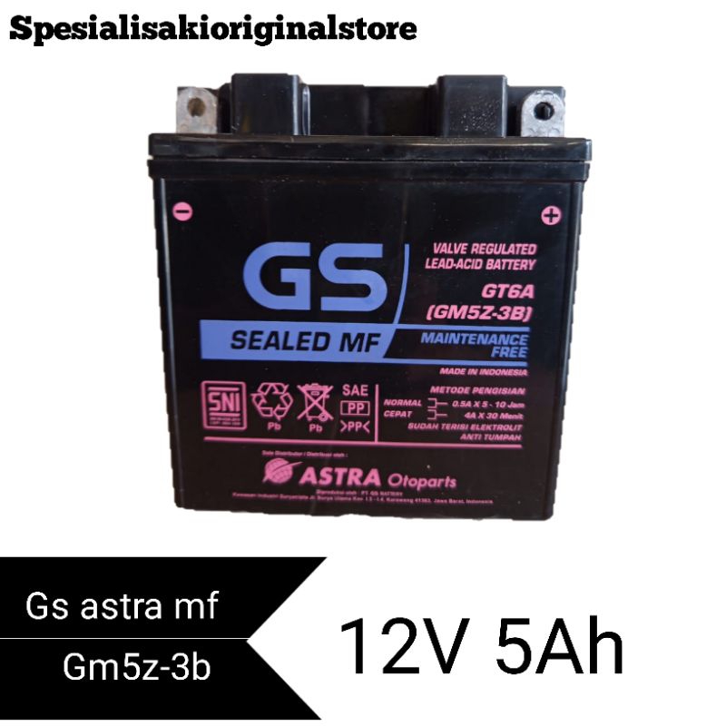 aki kering motor murah original Gs astra