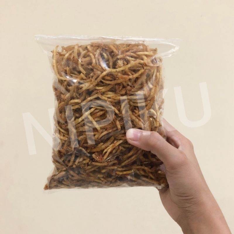 

Keripik Pisang / Snack / Stik Pisang Rasa Pedas 250gr