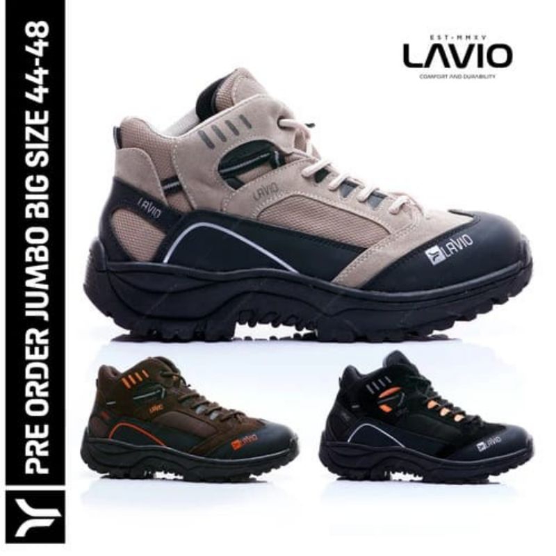 Sepatu Pria Boots Safety Gunung Outdoor Touring Lavio Galen Big Size 44-46