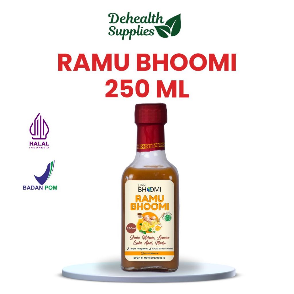

Dehealth Supplies JAMU BHOOMI Botol Kaca 250ml