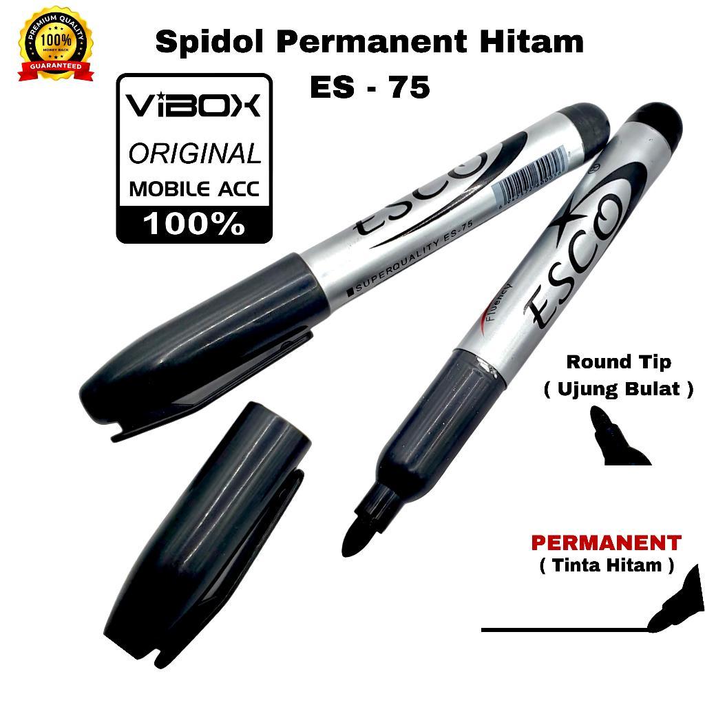

MS - (5pcs) Montana / Esco Spidol Permanent Tinta Hitam (MP-11) Retail Satuan Bisa Di isi Ulang