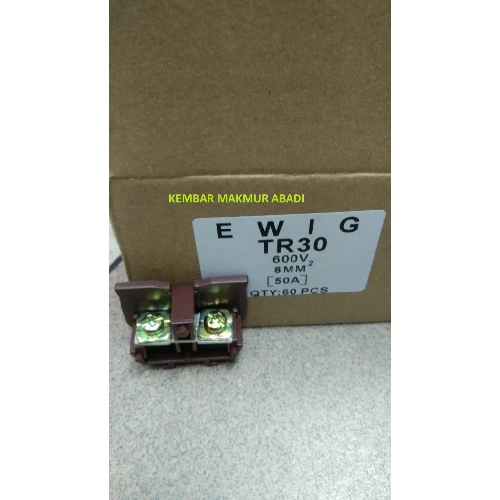 TERMINAL BLOCK TR 30A DIN RAIL / TR 30A MODEL KASUGA/ T BLOK TR30A/ TERMINAL BLOK MODEL KASUGA